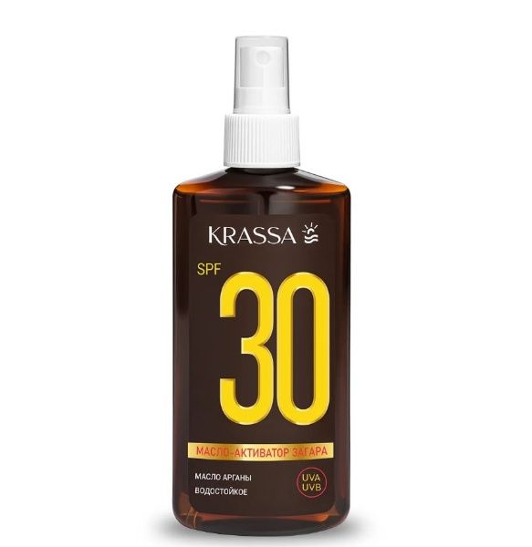 Изображение товара Масло-активатор загара SPF-30 Krassa 150мл Масло-активатор загара SPF-30 Krassa 150мл фотография