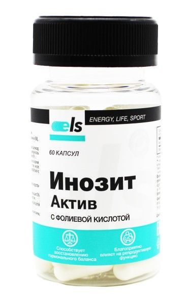 Изображение товара Инозит Актив с фолиевой кислотой Фармгрупп №60 Инозит Актив с фолиевой кислотой Фармгрупп №60 фотография