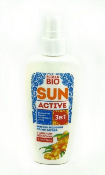 Изображение товара Sun Active Мягкое молочко 3в1 после загара 120 мл Sun Active Мягкое молочко 3в1 после загара 120 мл фотография