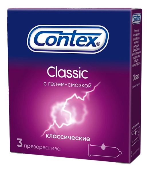 Изображение товара Презерватив contex №3 (classic) Презерватив contex №3 (classic) фотография