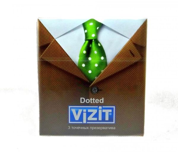 Изображение товара Презерватив vizit №3 (dotted) точечные Презерватив vizit №3 (dotted) точечные фотография