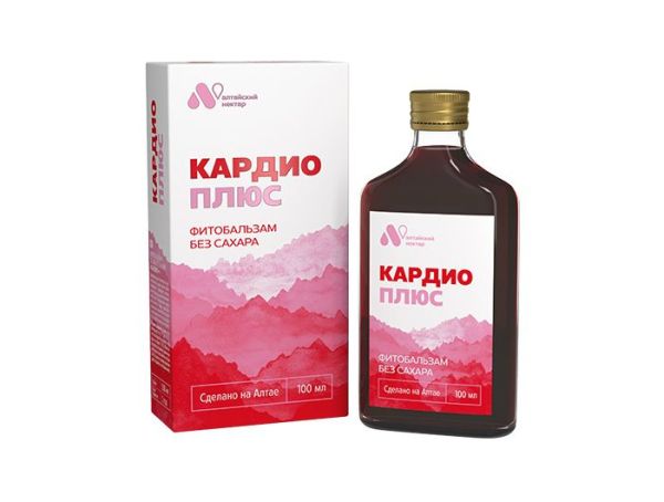 Изображение товара Фитобальзам кардио плюс (без сахара) 100мл Алтайский нектар Фитобальзам кардио плюс (без сахара) 100мл Алтайский нектар фотография